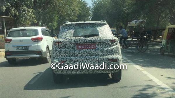 Mahindra xuv300 amt spy pics