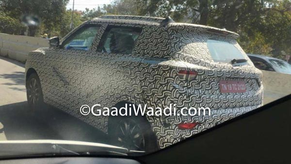 Mahindra xuv300 amt spy pics