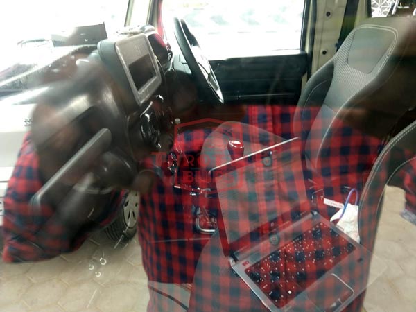New Mahindra Thar Interior Spy Pics