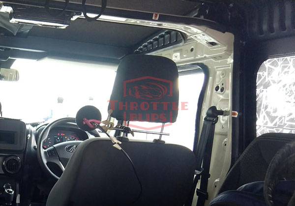 New Mahindra Thar Interior Spy Pics