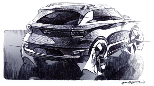 New hyundai venue image sketches