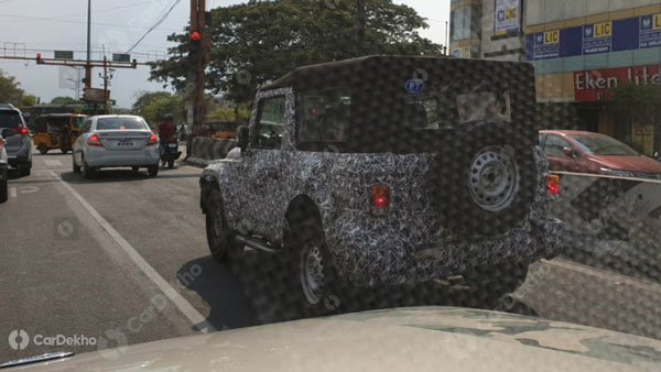 New Mahindra Thar Spied Testing