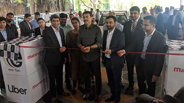 Uber Deploys Mahindra Electric Cars In Hyderabad