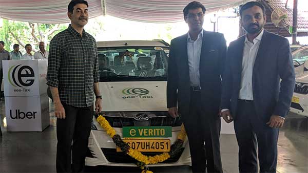 Uber Deploys Mahindra Electric Cars In Hyderabad