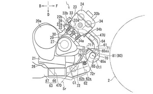 Yamaha Patents Turbocharged Parallel-Twin Engine