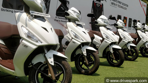 Hero scooters sales