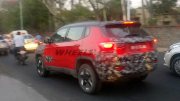 Jeep Compass Trailhawk Spotted Testing