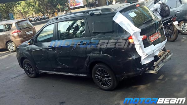 Maruti Suzuki Ertiga Cross Spied Testing