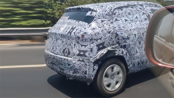 Renault Kwid Electric Spied Testing
