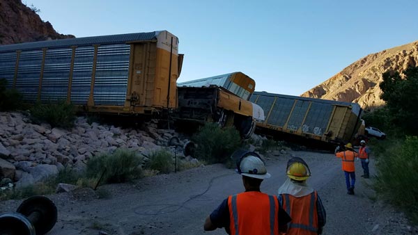 Jeep Loses Dozens Of SUVs And Pick Up Trucks After Train Accident