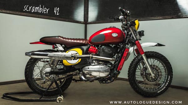 Jawa 42 Modified To Scrambler 42; Autologue Design Custom Job Costs Rs 1.5 Lakh Jawa 42 Modified To Scrambler 42; Autologue Design Custom Job Costs Rs 1.5 Lakh