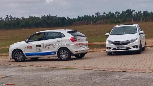 Maruti Suzuki Baleno 48V Spied While Testing: Details And Spy Pics