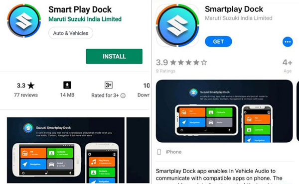 Maruti Suzuki SmartPlay Dock System — Your SmartPhone Becomes Your Infotainment System