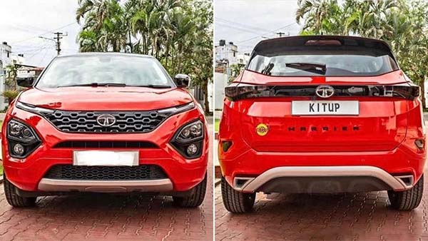 Tata Harrier Painted In Range Rover Red By Kitup Automotive