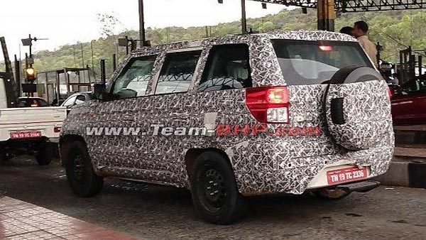 Mahindra TUV300 Plus BS6 Spy Pics: New BS-VI Compliant TUV300 Plus Spotted Testing Ahead Of Launch