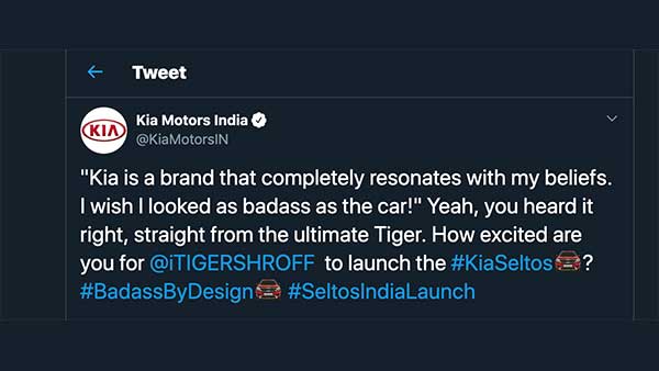 Kia Seltos Twitter Hashtag On Launch Day Is A Hashflag, Not A Hashtag