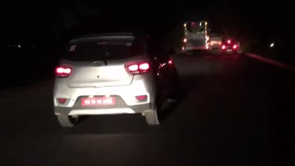 Mahindra KUV100 Electric Spotted While Testing: Details & Spy Pics