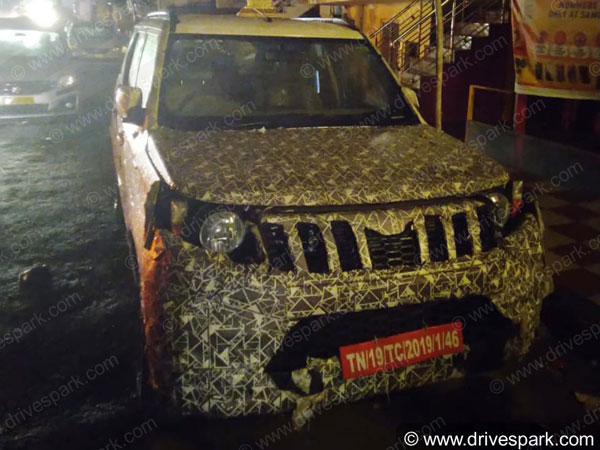 New Mahindra TUV300 BS6 Spied Testing: Exclusive Spy Pics Of Upcoming BS-VI Compliant TUV300