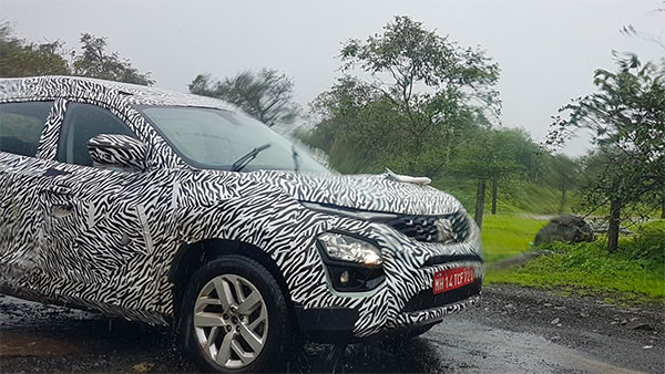 Spy Pics: Tata Cassini (7-Seater Harrier SUV) Spied Testing Ahead Of Launch