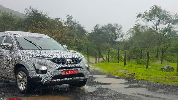 Spy Pics: Tata Cassini (7-Seater Harrier SUV) Spied Testing Ahead Of Launch