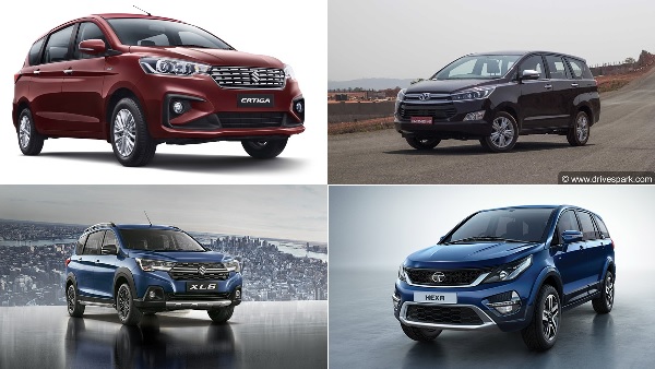 Top-Selling MPVs India August 2019: Maruti Suzuki Ertiga & Toyota Innova Crysta Top The Charts 