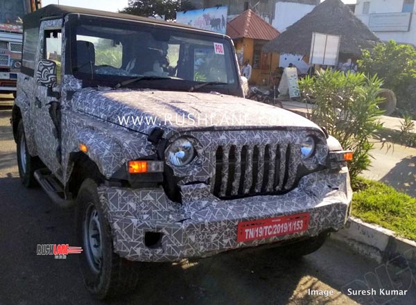 Spy Pics: New Mahindra Thar (2020) Spied Again Ahead Of India Launch Next Year