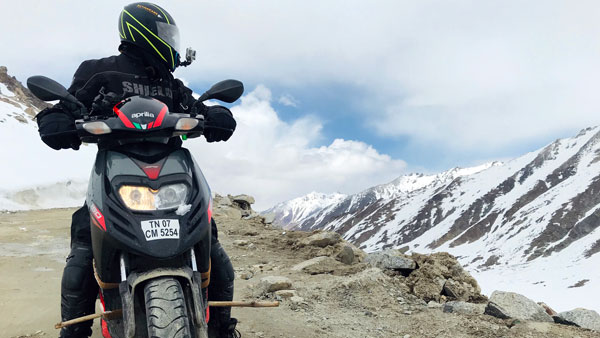 Aprilia SR 150 Scooter Completes 10,000-Kilometre Roadtrip: Goes From Chennai To Ladakh & Back