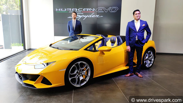 Lamborghini Huracan Evo Spyder Launched In India At Rs 4.1 Crore: Specs, Features & Other Details