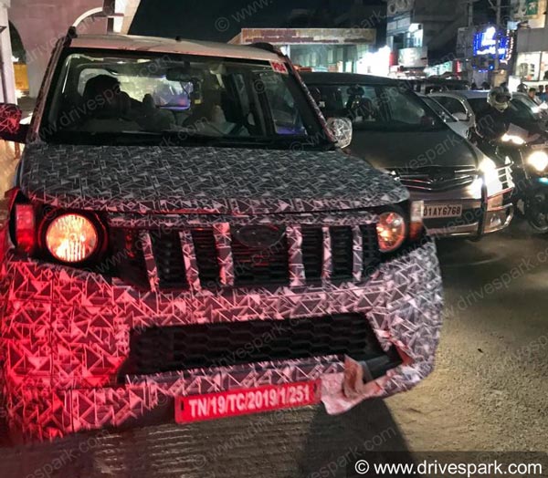 Spy Pics: Mahindra TUV300 BS-VI Spied Testing In India Ahead Of Its Launch Next Year