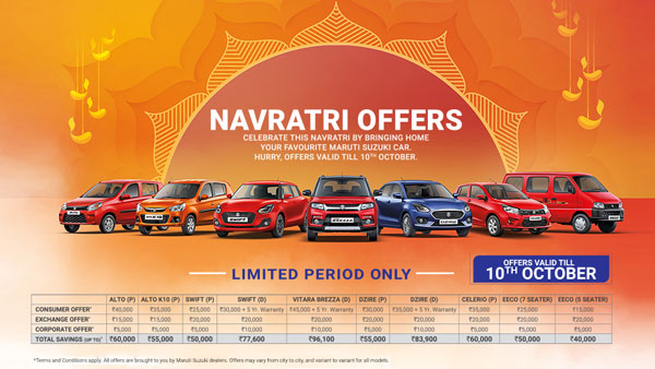 Maruti Discount Offer With Swift, Alto, Celerio, & More: Benefits Of Upto Rs 90,000