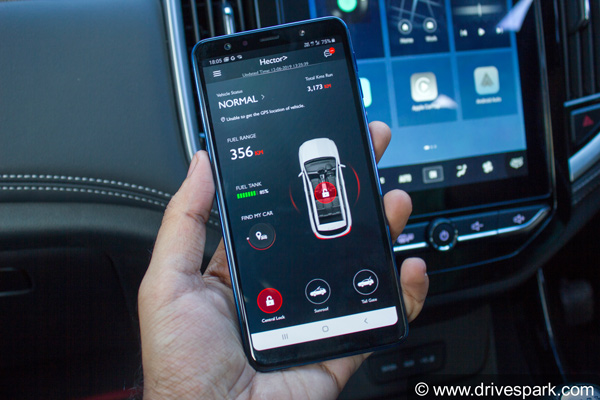 MG Hector Receives First OTA Software Update For Its iSmart System In India