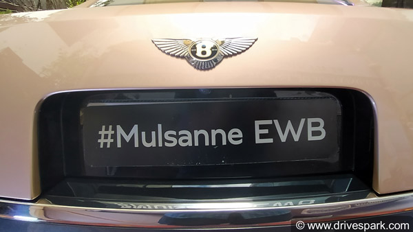 Bentley Mulsanne EWB Centenary Edition Delivered In Karnataka