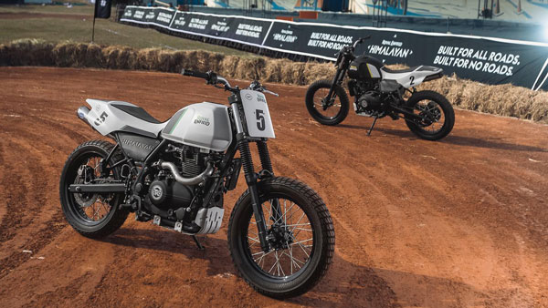 Royal Enfield Unveils Custom Himalayan Flat Track Motorcycle At Rider Mania 2019: Flat Track School Coming Soon