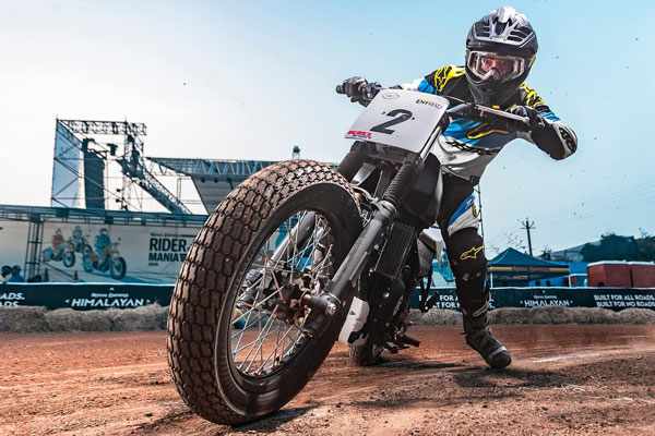 Royal Enfield Unveils Custom Himalayan Flat Track Motorcycle At Rider Mania 2019: Flat Track School Coming Soon