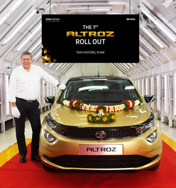 Tata Altroz Production Begins: 1st Production-Spec Altroz Hatchback Rolls Out Of Assembly Line