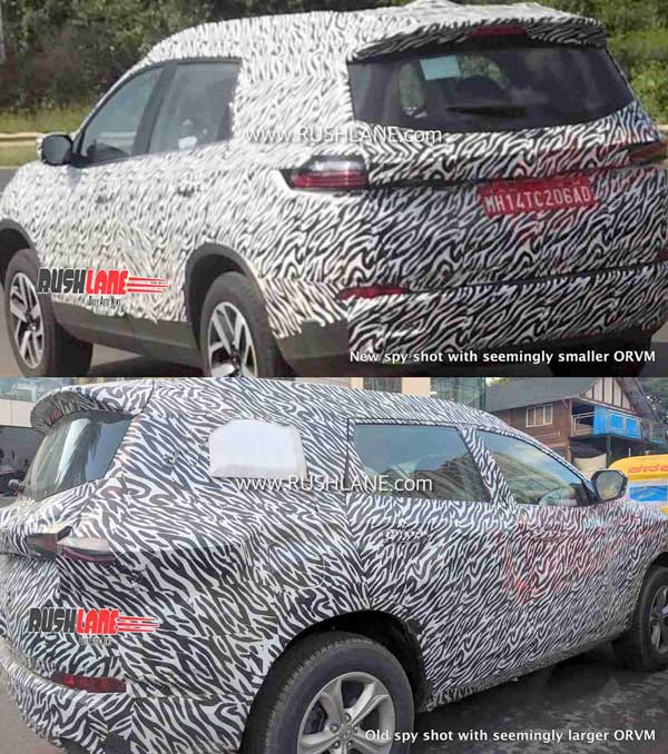 Spy Pics: Tata Harrier 7-Seater SUV Spied Revealing New Design Updates & Changes 