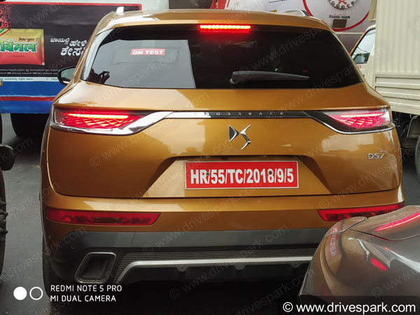 Spy Pics: Citroen DS7 Crossback Spotted Testing In India Ahead Of Possible India-Launch