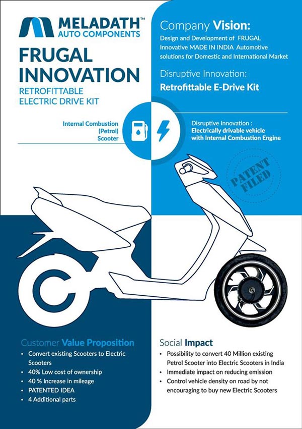 New Startup Company Converts Petrol Powered Scooters To Electric Hybrids: Details2