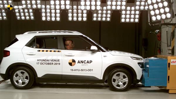 Hyundai Venue Scores 4 Stars At ANCAP Crash Tests: Details