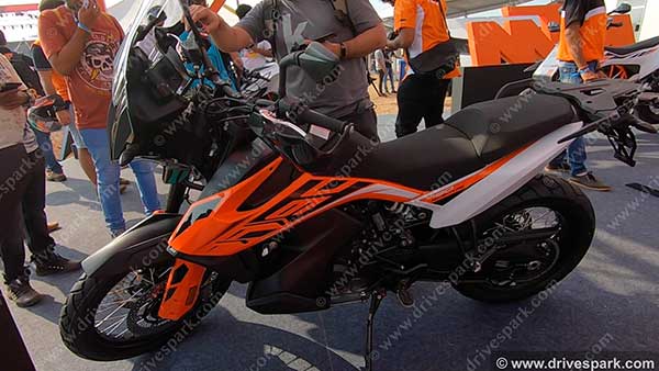 KTM 790 Adventure Showcased At India Bike Week 2019: Features, Specs & Details