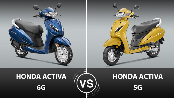 Honda Activa 6G Vs Honda Activa 5G Comparison: DIfferences & Updates In terms Of Specs, Features, Design & Others