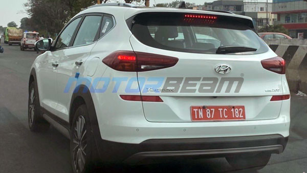 Spy Pics: Hyundai Tucson Facelift BS6 Model Spotted Testing Ahead Of India Launch