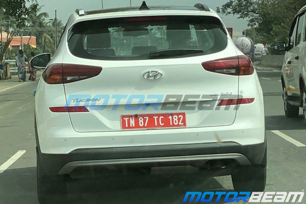Spy Pics: Hyundai Tucson Facelift BS6 Model Spotted Testing Ahead Of India Launch