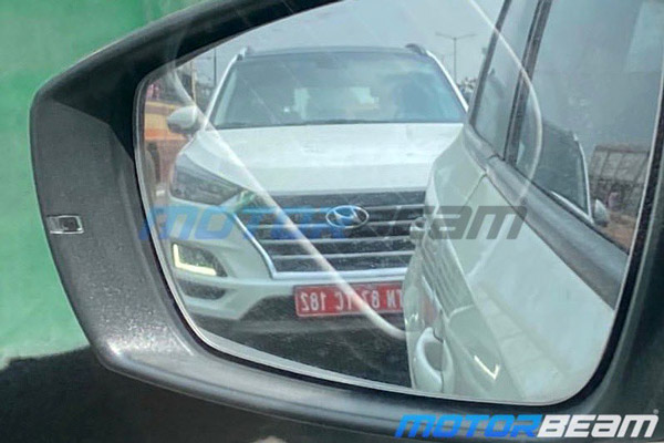Spy Pics: Hyundai Tucson Facelift BS6 Model Spotted Testing Ahead Of India Launch