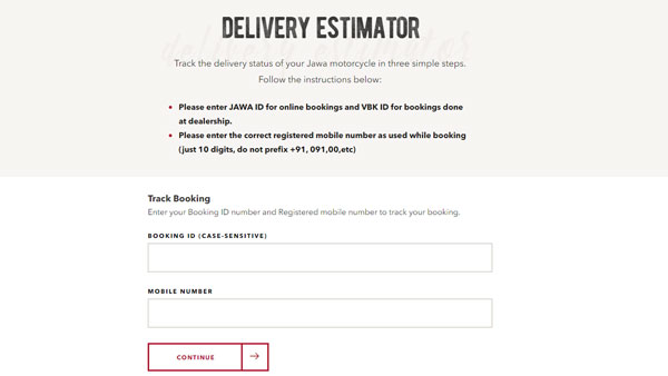 Jawa Perak Delivery Estimator Live: Will Show Waiting Period Four Hours After Booking