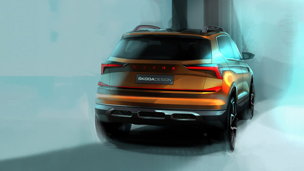 Skoda Vision IN Concept SUV Sketches Released