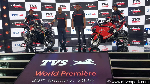2020 TVS Apache RR310 BS6 Launched In India: Prices Start At Rs 2.40 Lakh