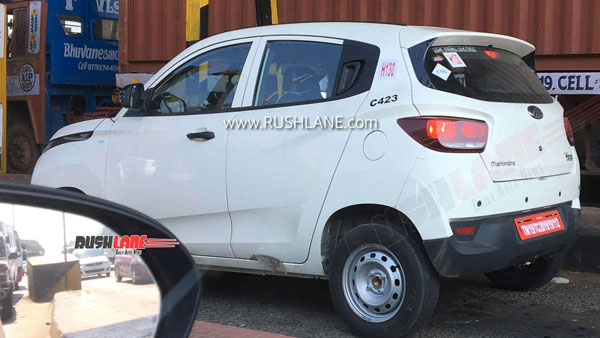 Spy Pics: Mahindra KUV100 CNG BS6 Variant Spied Testing Ahead Of Launch