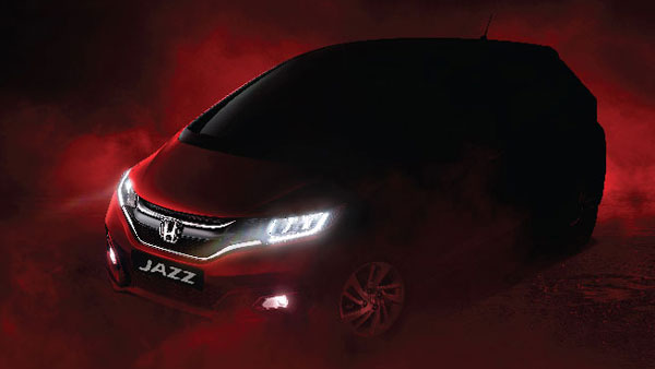Honda Teases The BS6 Jazz Facelift Ahead Of Launch — Gets An LED Headlight Unit 