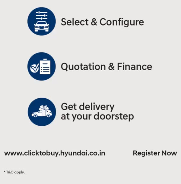 Hyundai ‘Click to Buy’ Online Purchasing Service Launched Across India